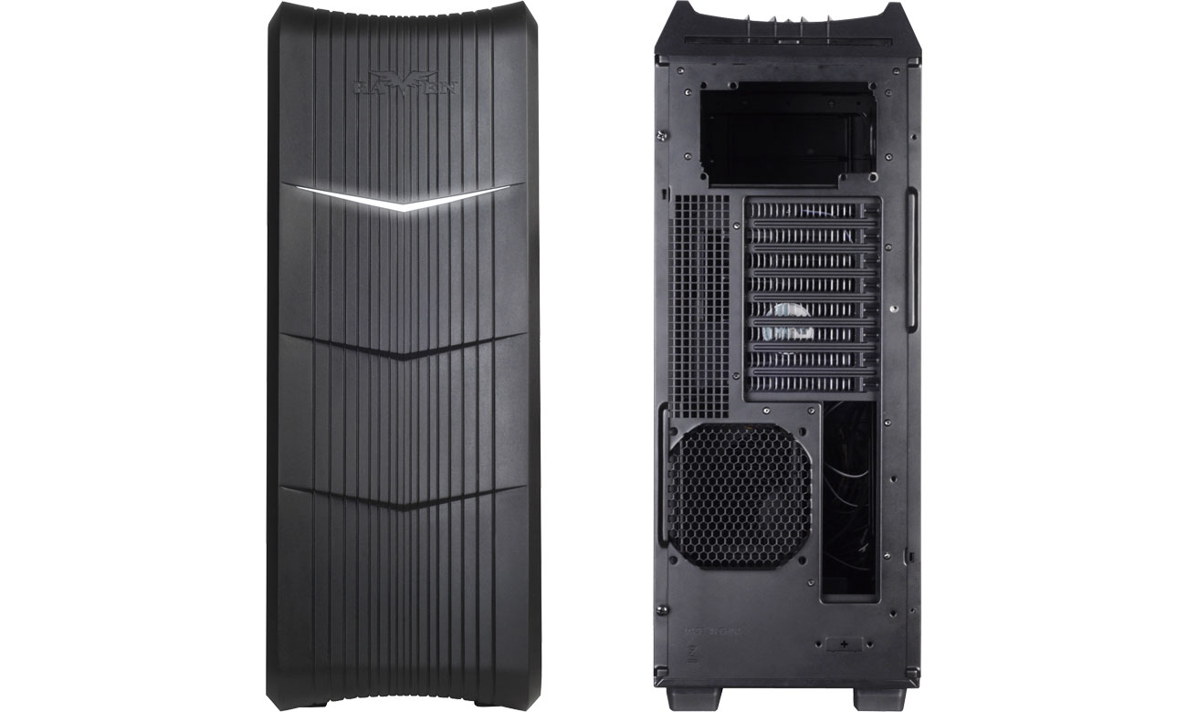 SilverStone RAVEN RV04 SST-RV04B-W Panel przedni i tylny