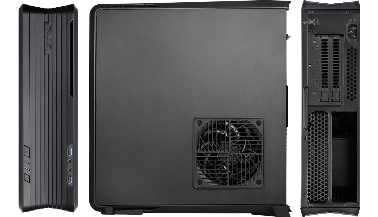 SilverStone RAVEN Z SST-RVZ01B Przód, tył, bok, chłodzenie