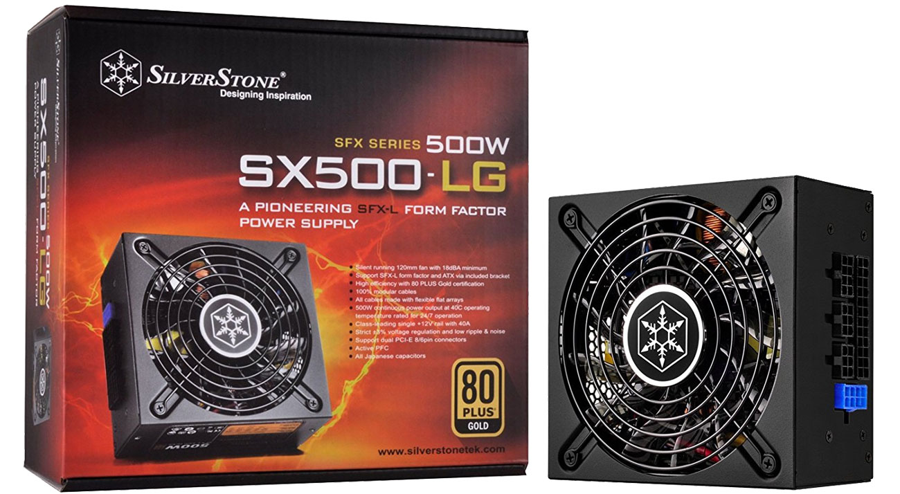 Zasilacz SilverStone 500W BOX SST-SX500-LG v 2.0