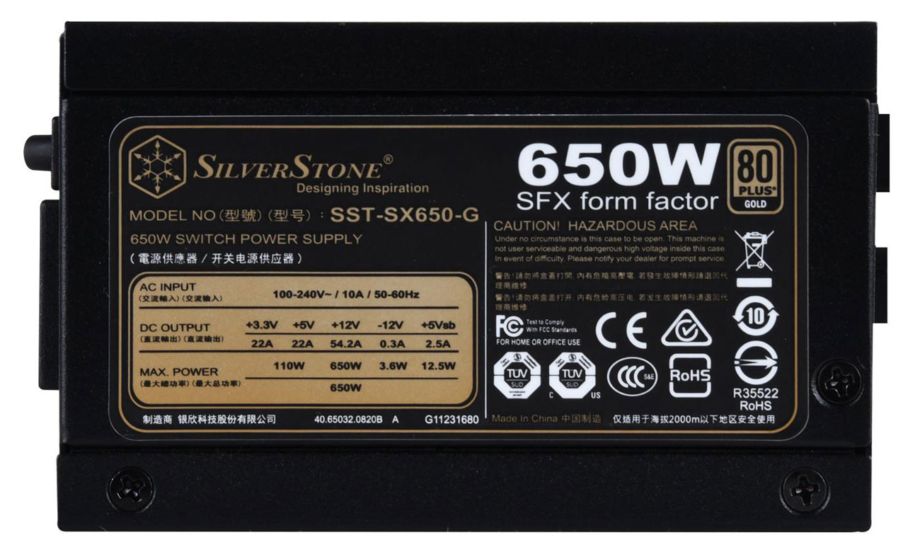 Zasilacz do komputera SilverStone SX650 650W