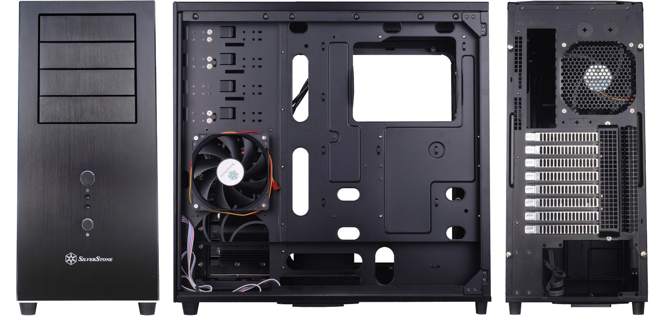 Obudowa SilverStone TEMJIN SST-TJ04B-E Chłodzenie, panel przód i tył