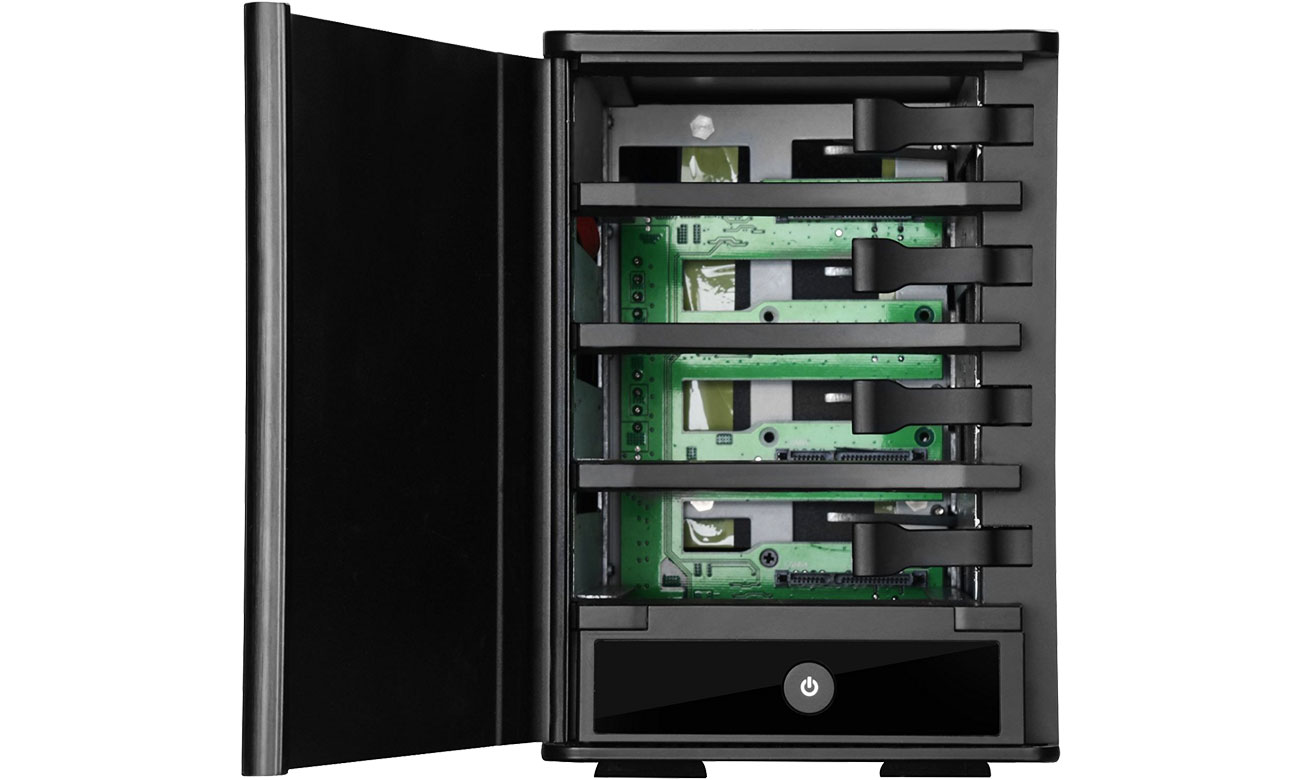 Obudowa dysku SilverStone TS431U 4-Bay USB 3.1 (3,5'') czarna