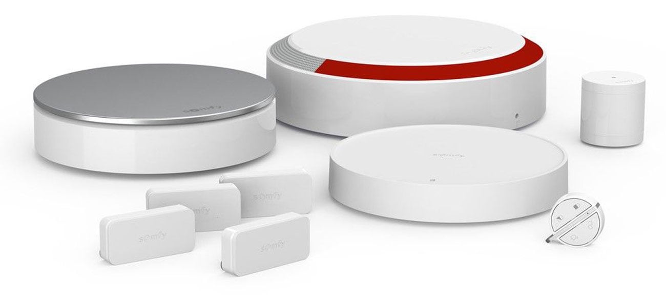 Zestaw alarmowy Somfy Home Alarm Essential Max - Grafika z zawartością zestawu