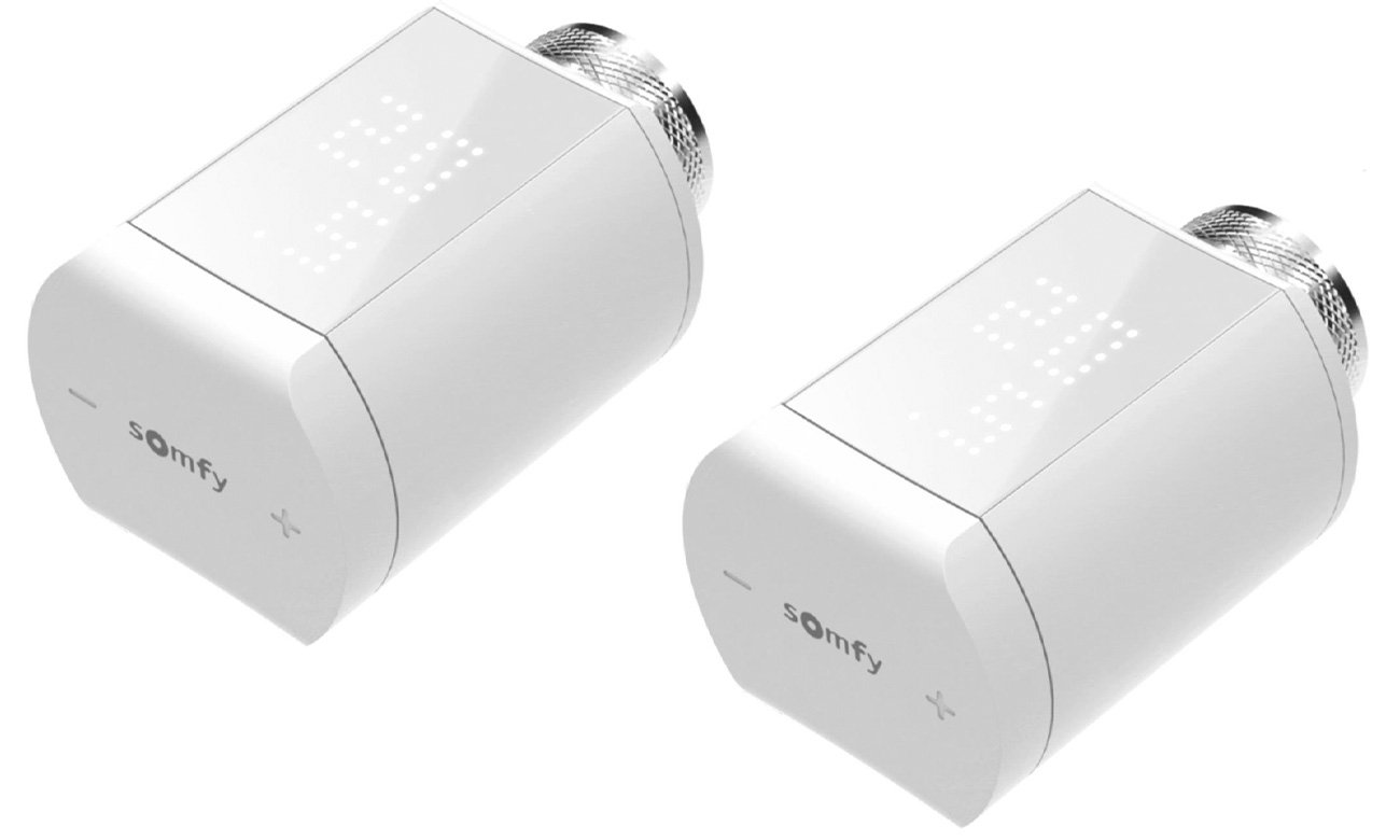 Somfy Dwie głowice termostatyczne IO Homecontrol