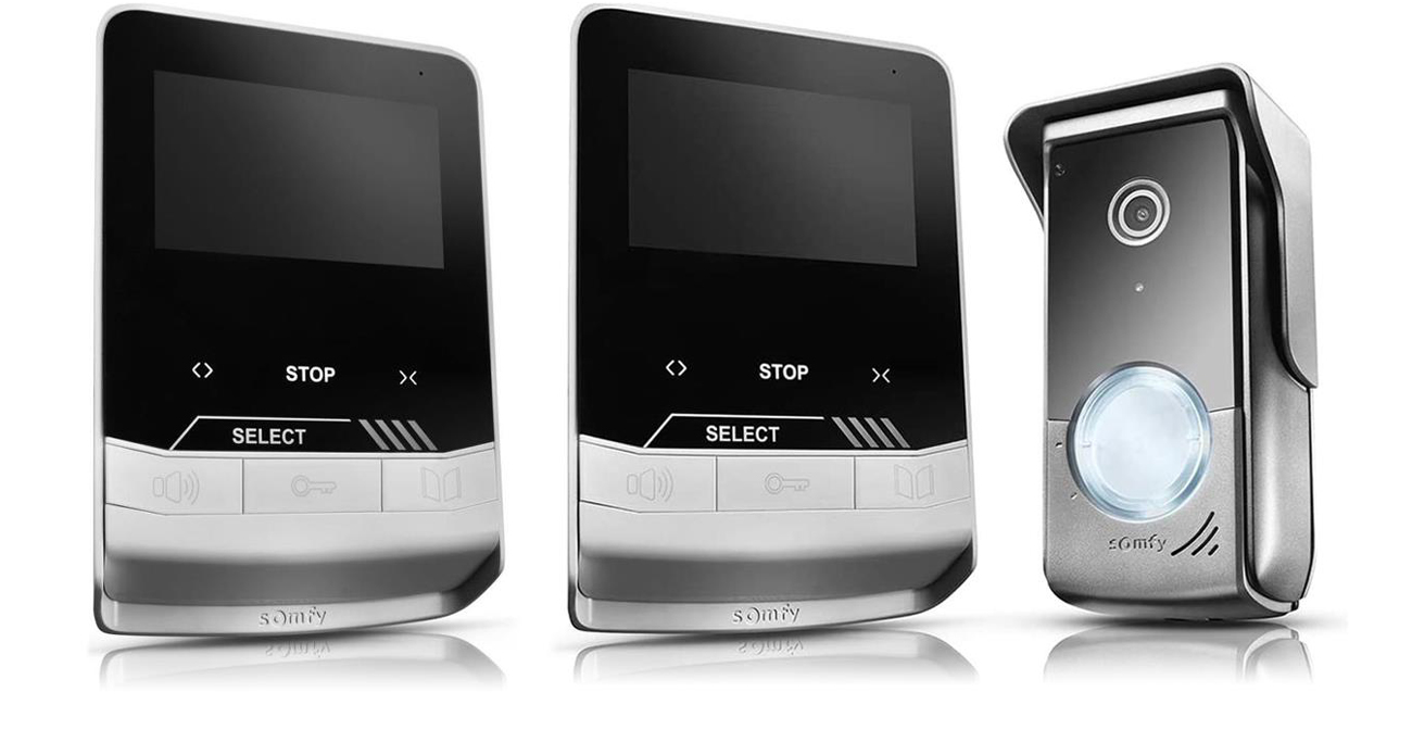 Zestaw Somfy wideodomofon V100+ oraz monitor wewnętrzny do V100+