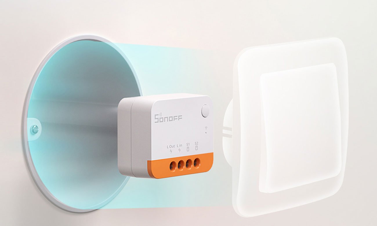 Smart Switch Sonoff ZBMINIL2 montaż w gniazdku