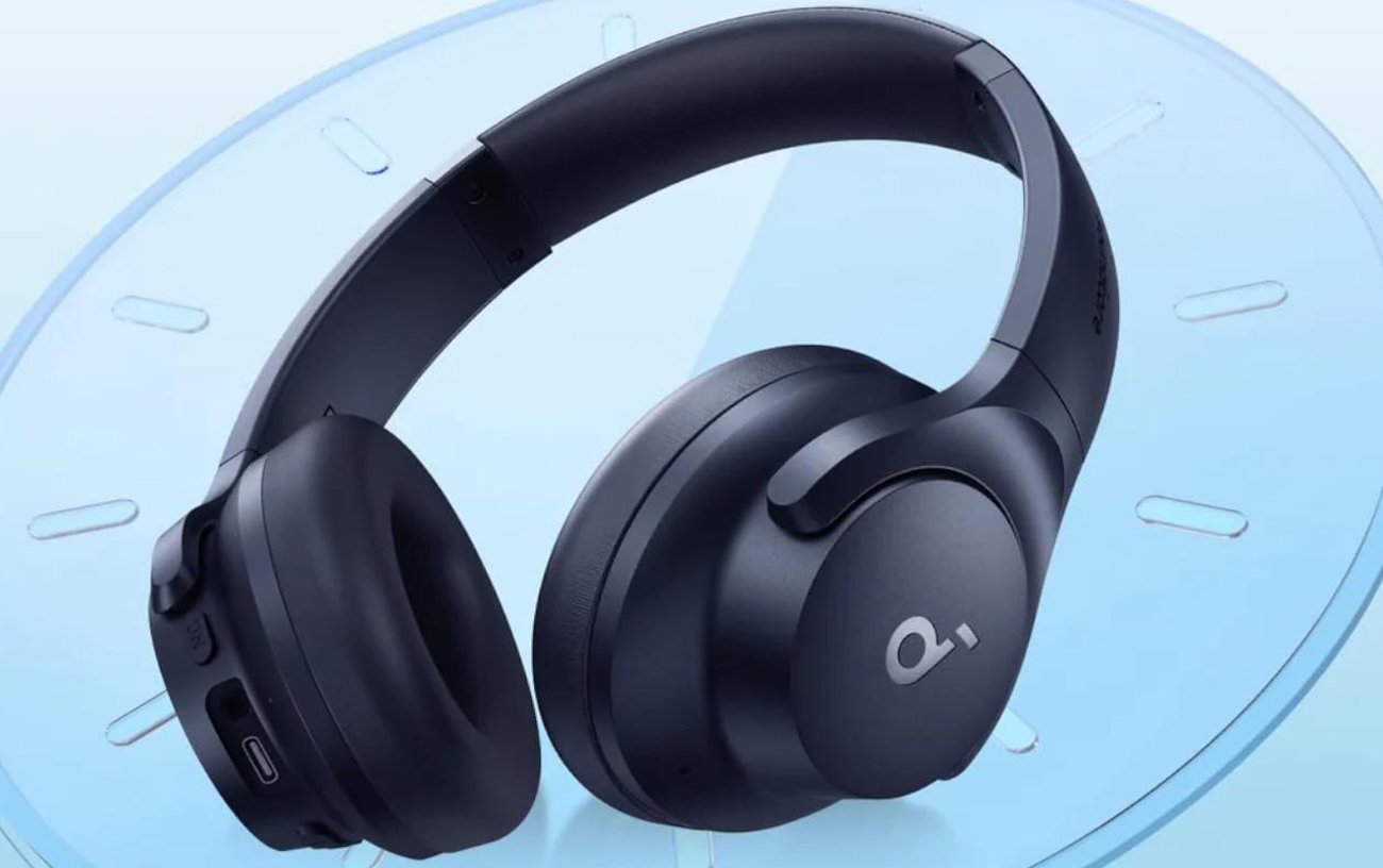 Słuchawki bezprzewodowe SoundCore Space Q20i Granatowe - Długi czas pracy na baterii