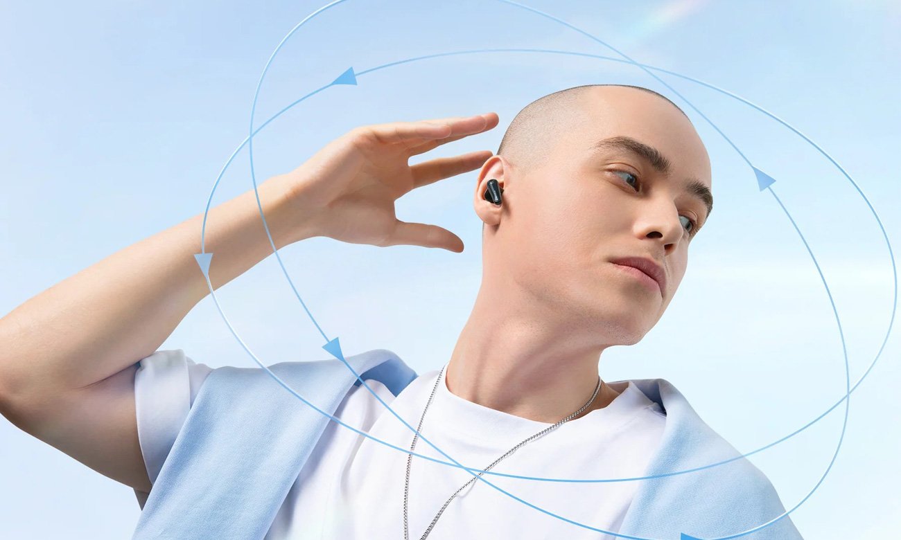 Słuchawki bezprzewodowe SoundCore Liberty 4 Czarne - Dźwięk przestrzenny 360 stopni