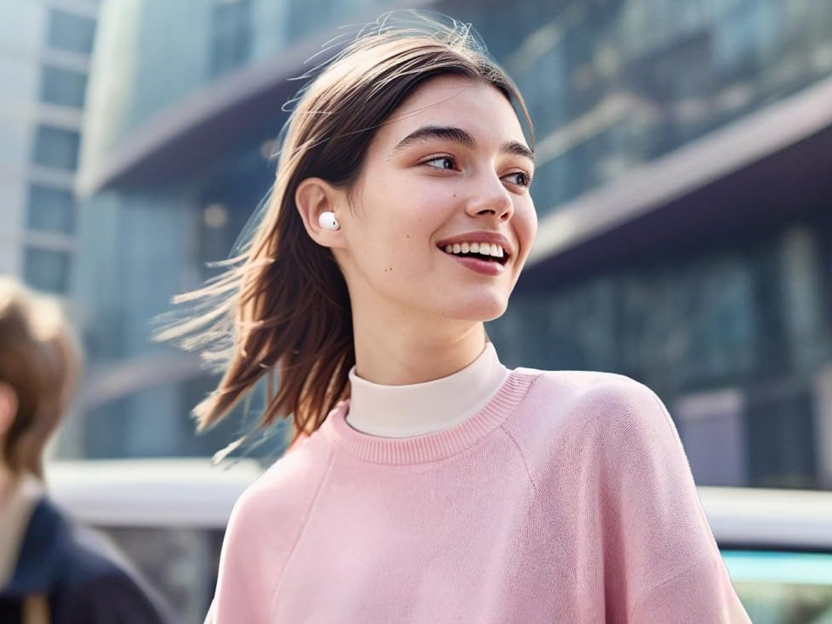 Słuchawki bezprzewodowe SoundCore A30i Białe - Grafika lifestyle