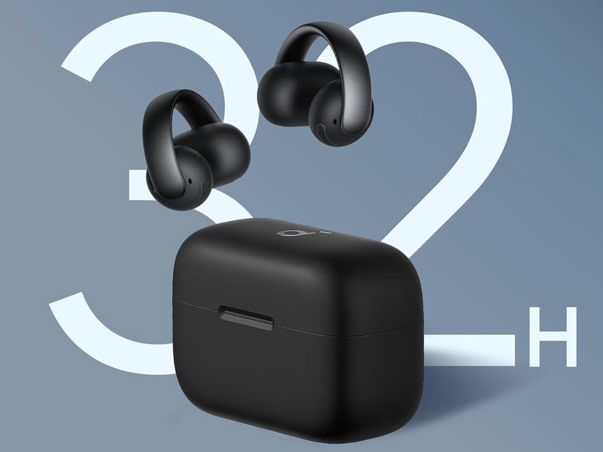 Słuchawki Soundcore AeroClip Czarne - 32 godziny pracy