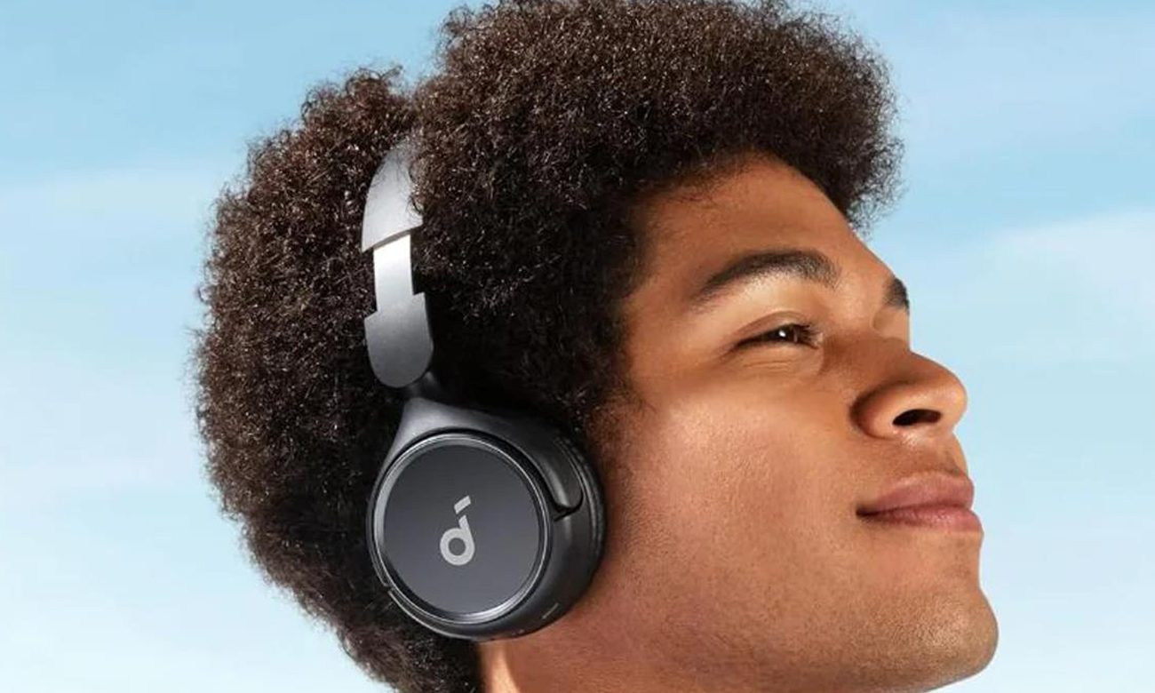 Bezprzewodowe słuchawki nauszne SoundCore H30i Czarne - Grafika lifestyle