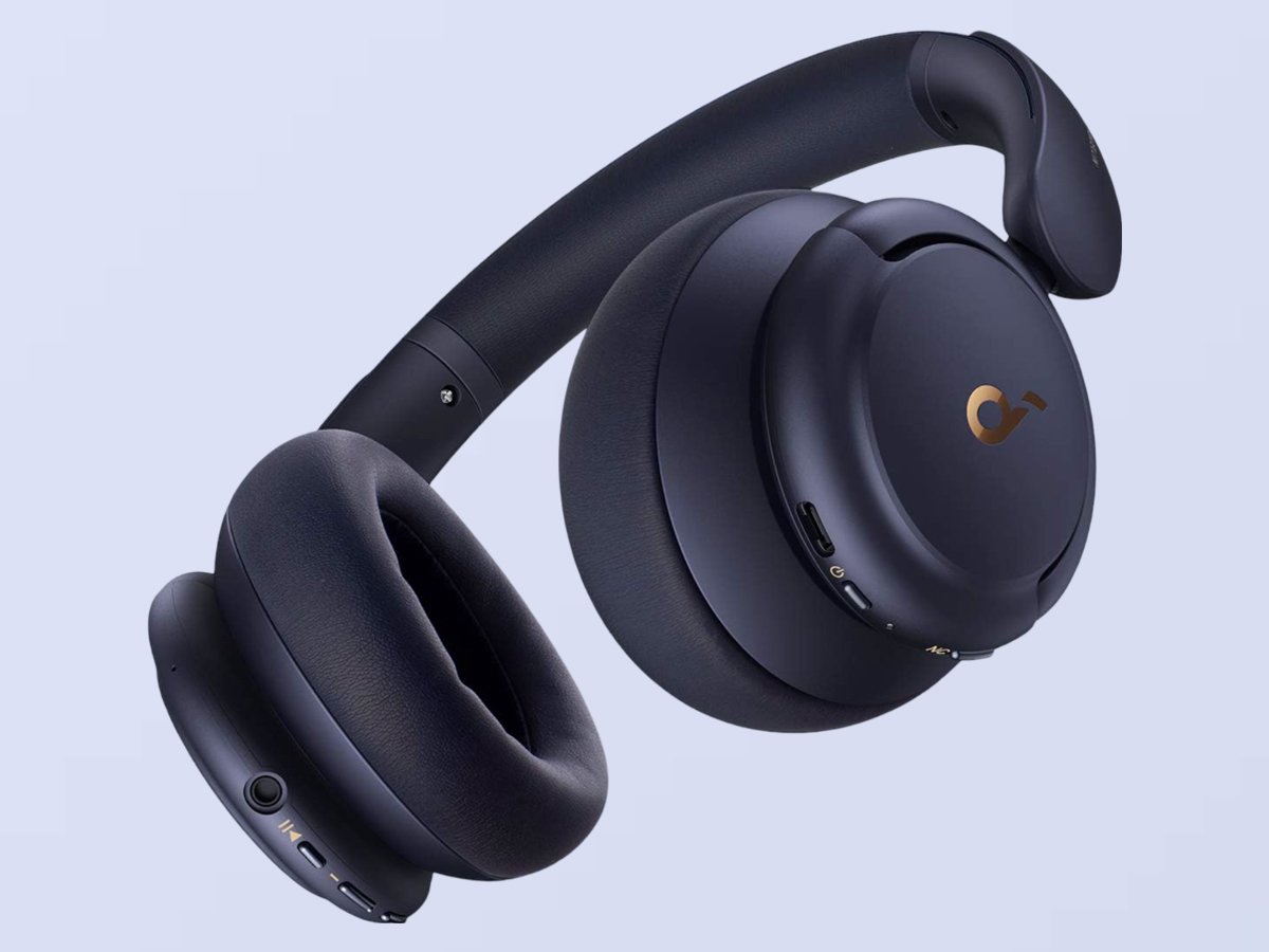 Słuchawki bezprzewodowe SoundCore Life Q30 Midnight Blue - Grafika z tłem