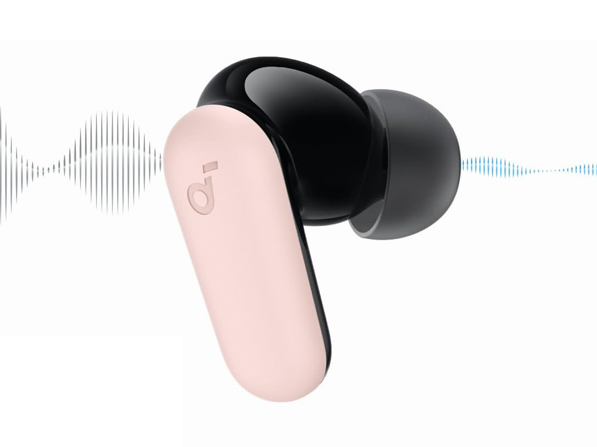 Słuchawki bezprzewodowe SoundCore P30i Różowo-czarne - Czysty dźwięk i mocne basy