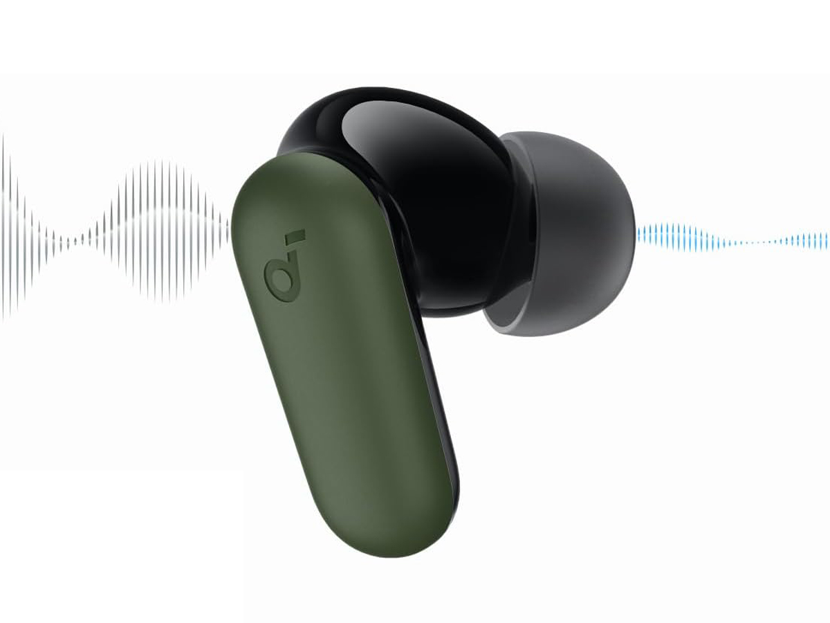 Słuchawki bezprzewodowe SoundCore P30i Zielono-czarne - Czysty dźwięk i mocne basy