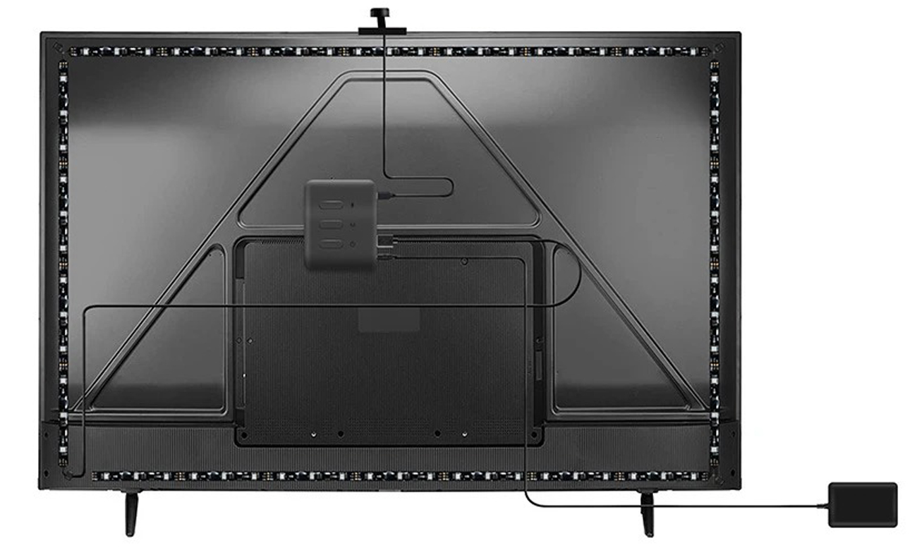 Inteligentna taśma LED RGB do TV Spacetronik GLOW Strip WiFi - Szybki i łatwy montaż