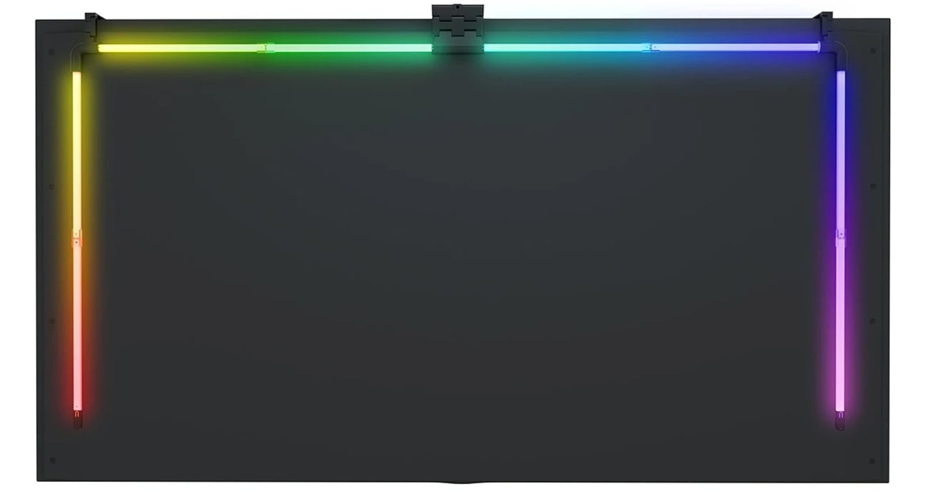 Podświetlenie tła telewizora LED Spacetronik Glow Three - Zamontowane z tyłu telewizora