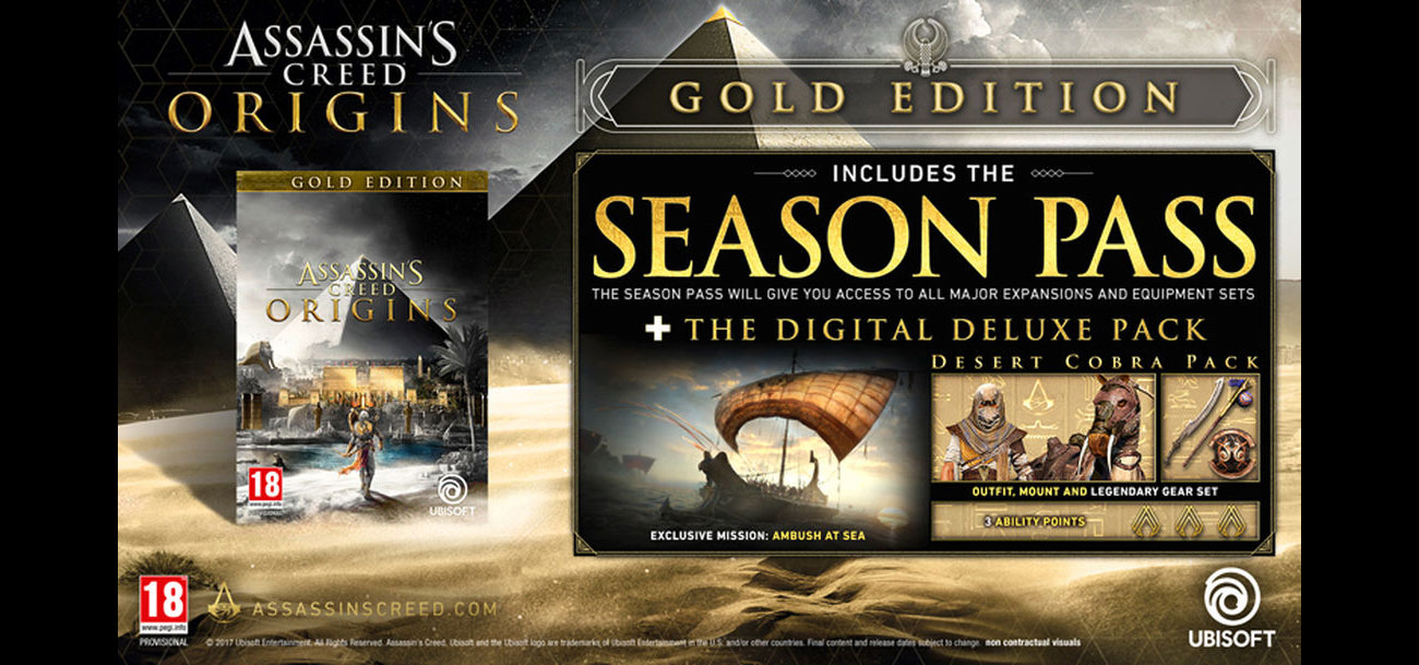 Assassins Creed Origins Gold Edition