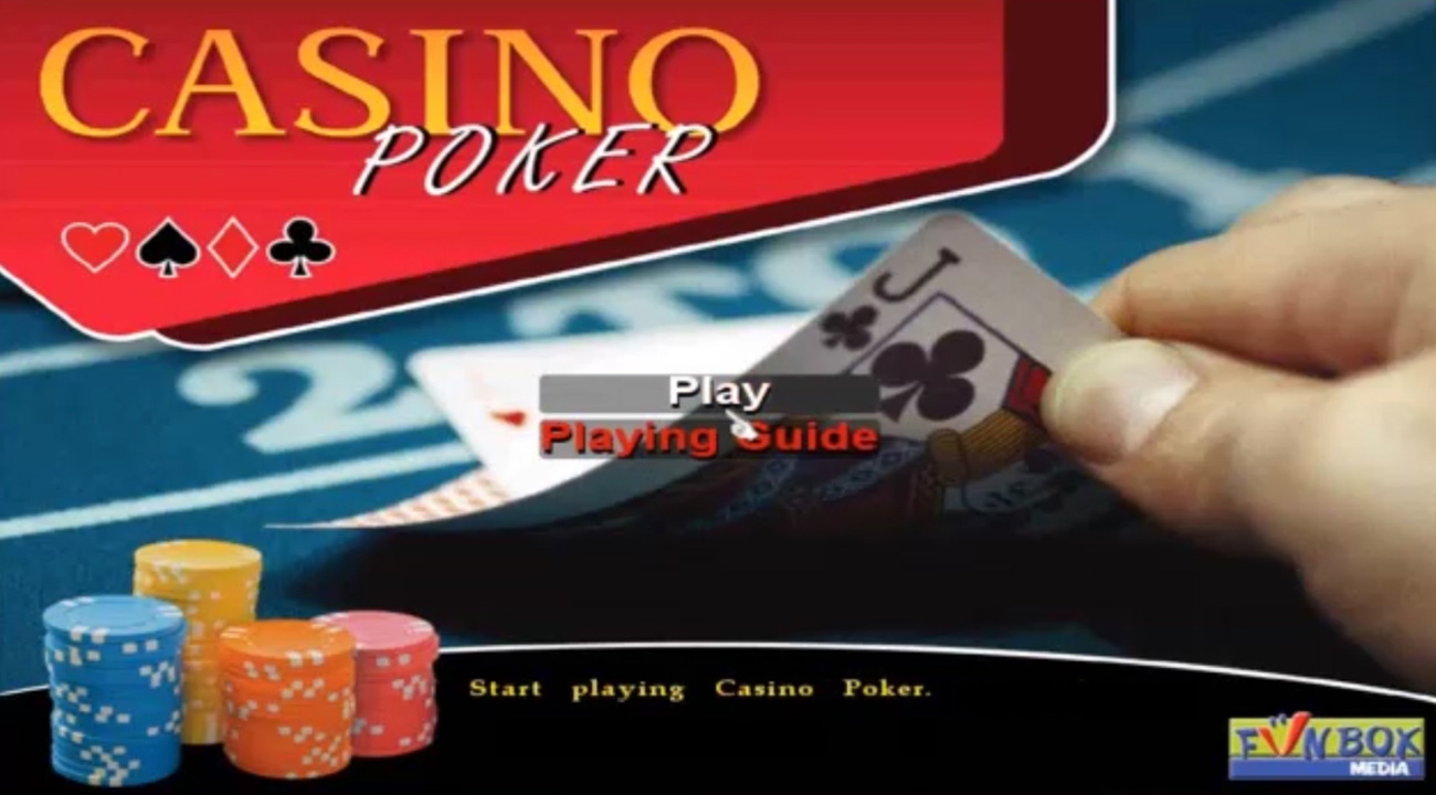 Casino Poker Ekran startowy