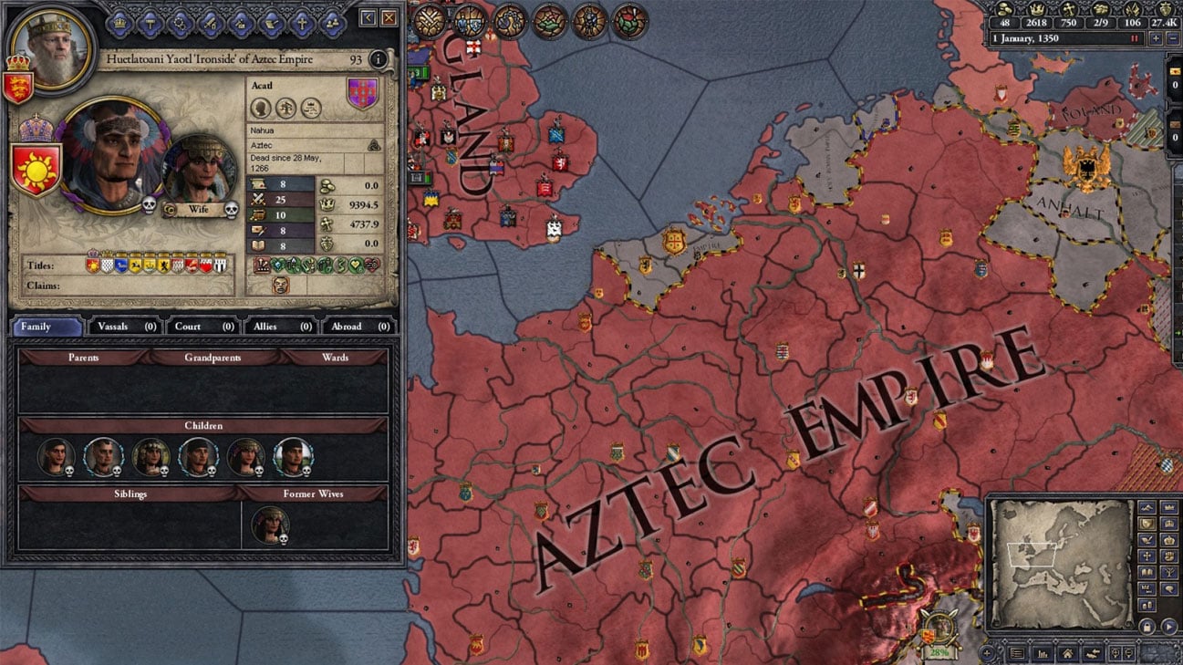 Crusader Kings II - Sunset Invasion (DLC) gameplay