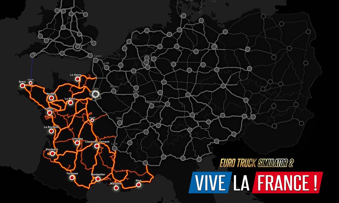 Euro Truck Simulator 2: Viva la France
