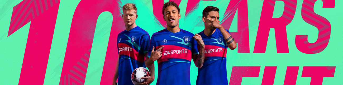 FIFA 19 2200 FUT Points Naymar Dybala DeBruyne