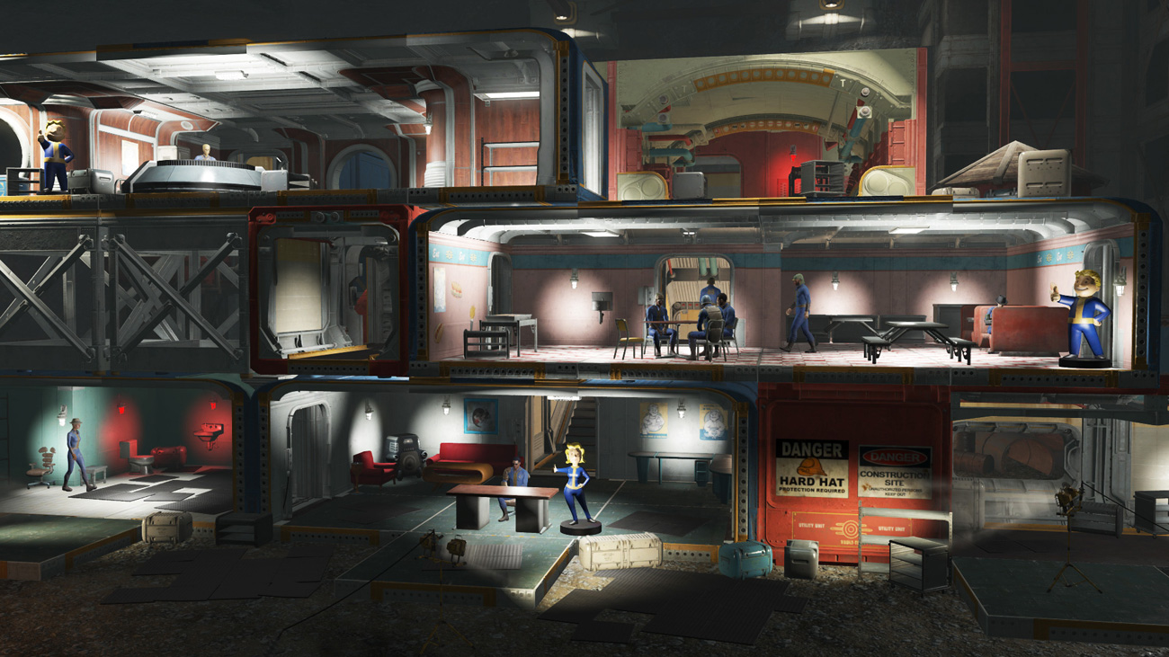 Fallout 4 Vault Tec Workshop Widok ogólny.