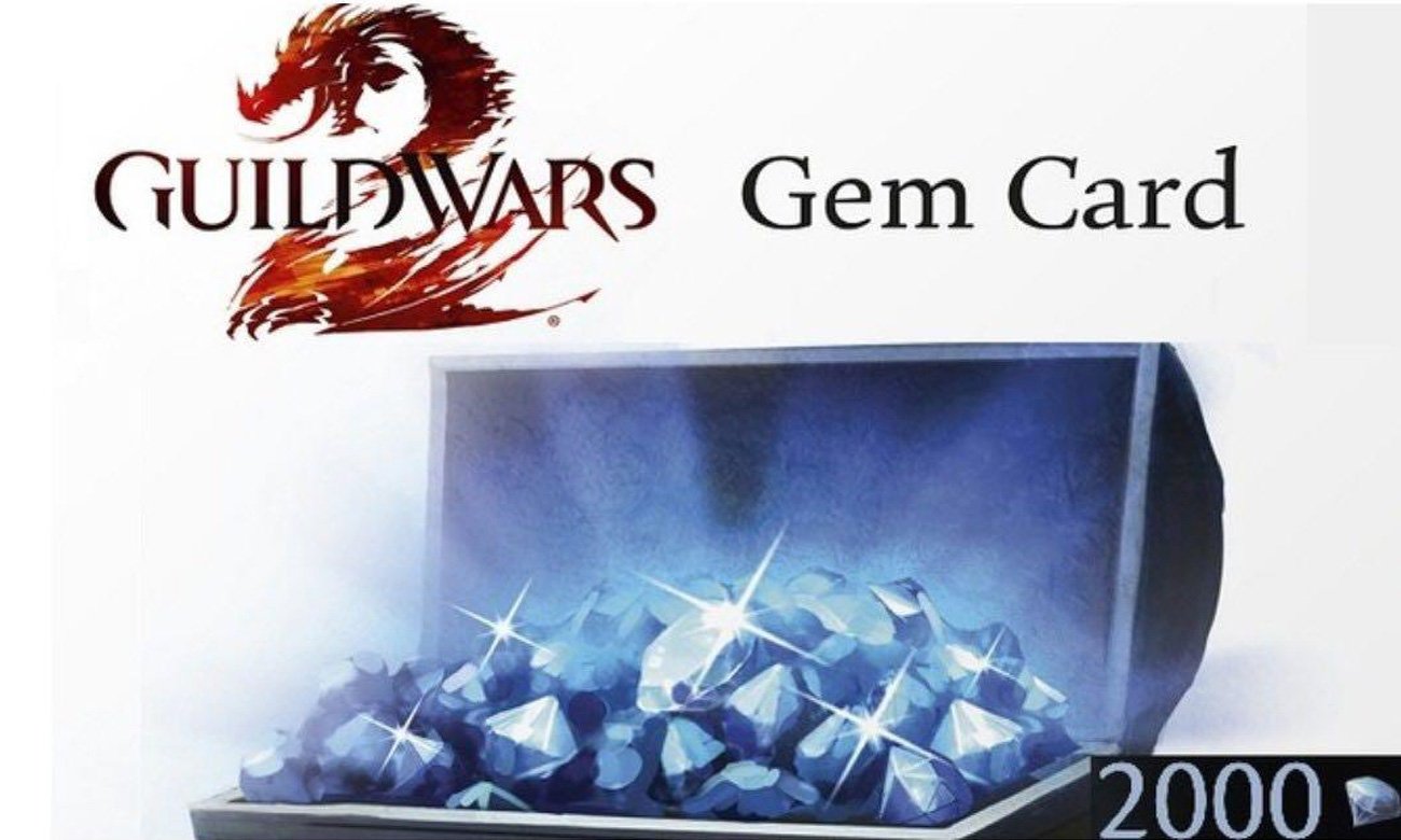 2000 wirtualnych punktów do wykorzystania w grze Guild Wars 2