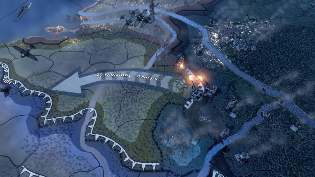 Hearts of Iron IV Cadet Edition Widok z gry