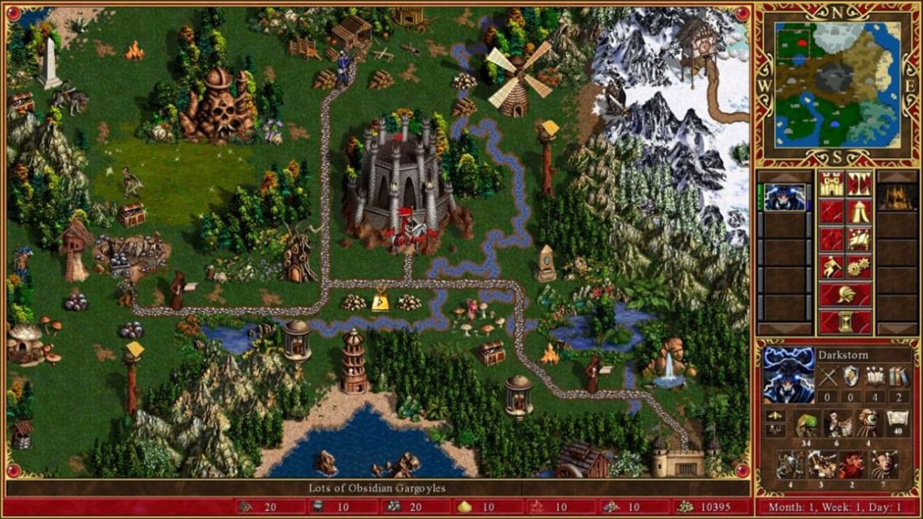 Zrzut ekranu screenshot z gry Heroes of Might & Magic III - HD Edtion