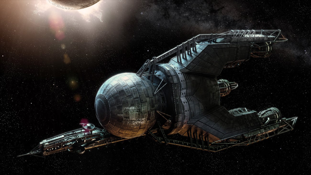 Iron Sky Invasion Widok statek