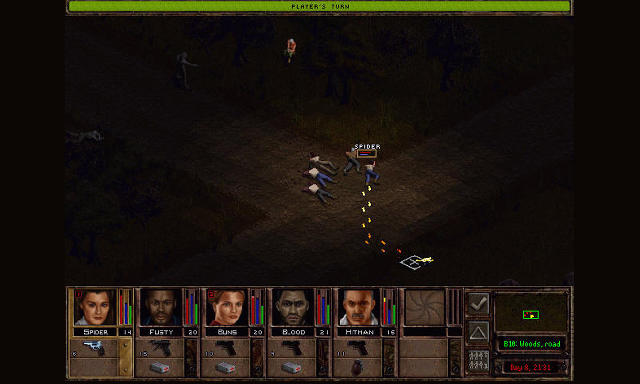 Zrzut ekranu screenshot z gry Jagged Alliance 2