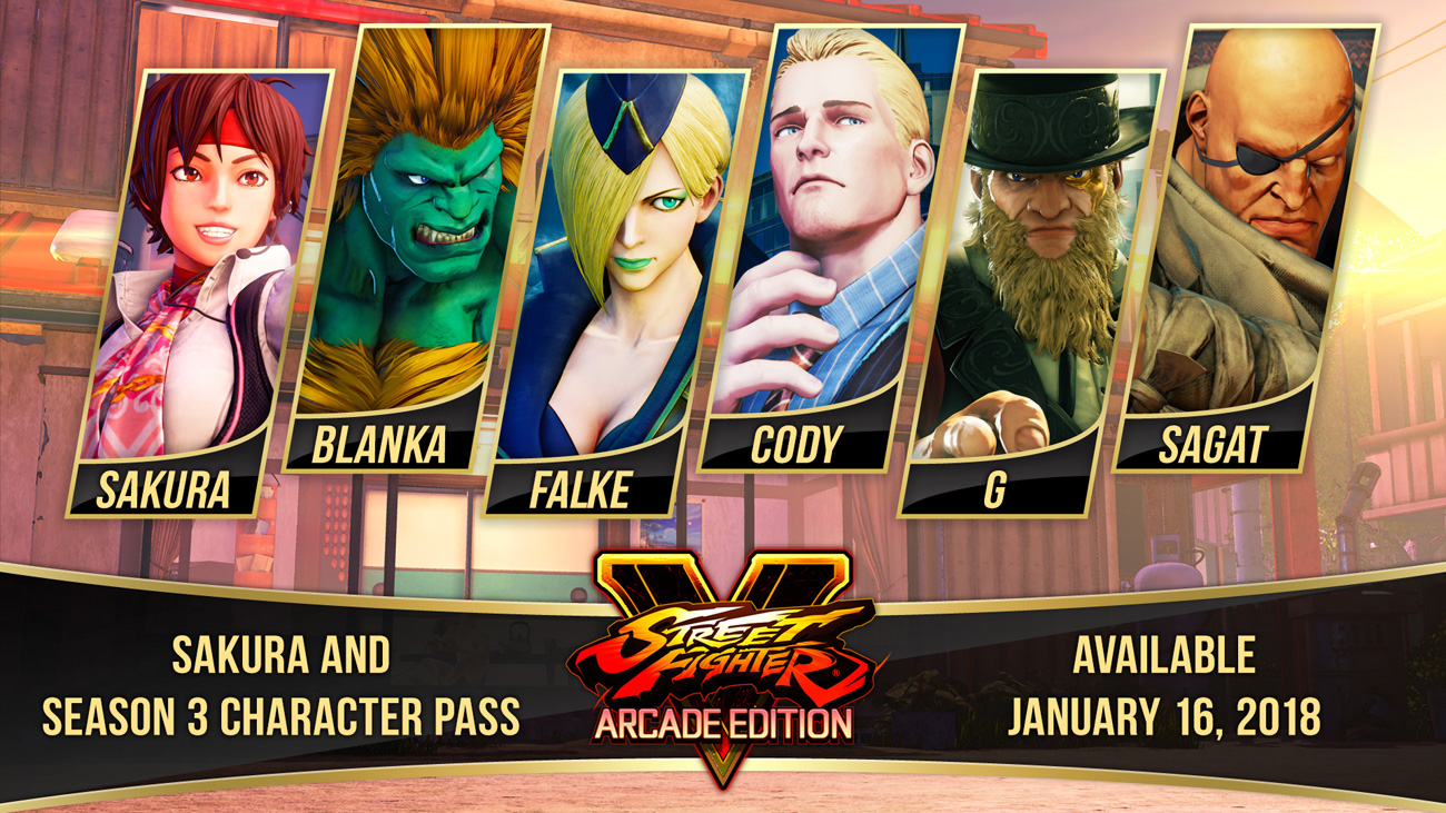 Dodatek Street Fighter V - Season 3 Character Pass