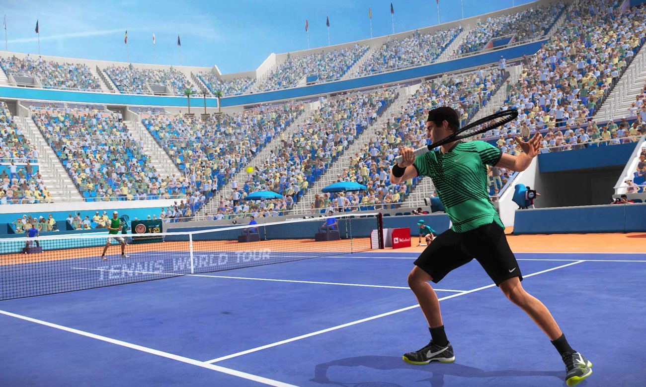 Zrzut ekranu z gry Tennis World Tour