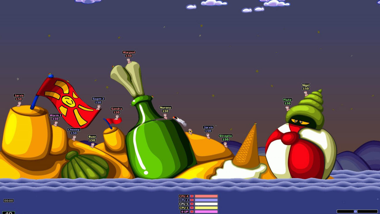 Zrzut ekranu screenshot z gry Worms Armageddon