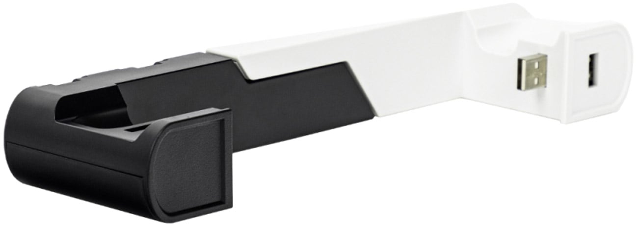 Stacja ładująca SteelDigi RED CONDOR do Nintendo Switch - Widok od przodu pod kątem