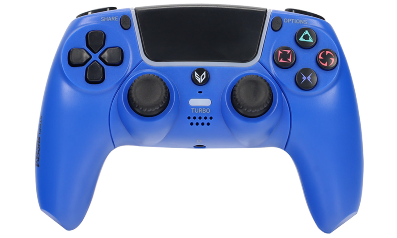 Kontroler SteelDigi Steelshock V2 Dasan do PS4 Granatowy - Widok od przodu