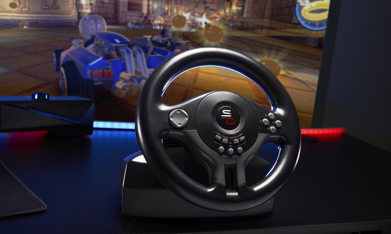 Kierownica wyścigowa dla graczy Subsonic Superdrive SV 200 - Grafika lifestyle