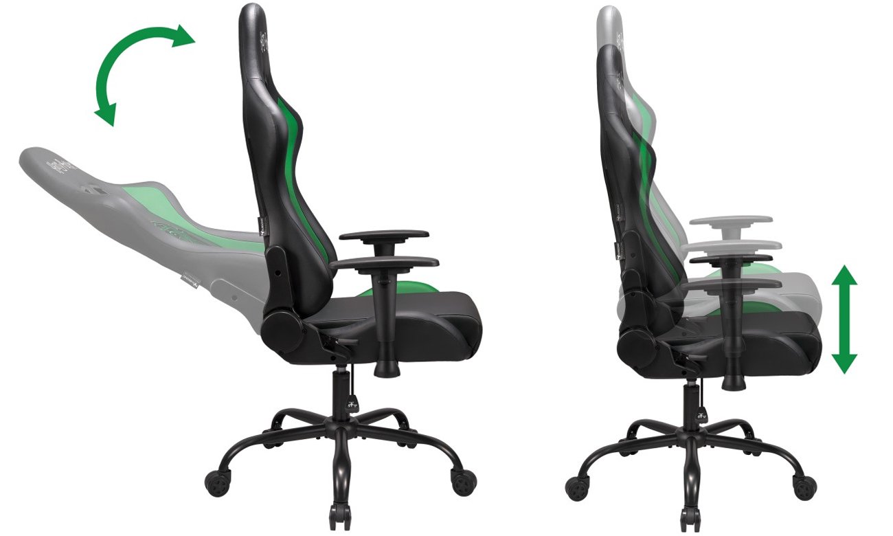 Fotel gamingowy Subsonic Pro Gaming Chair Harry Potter - Slytherin - Połączenie jakości i designu