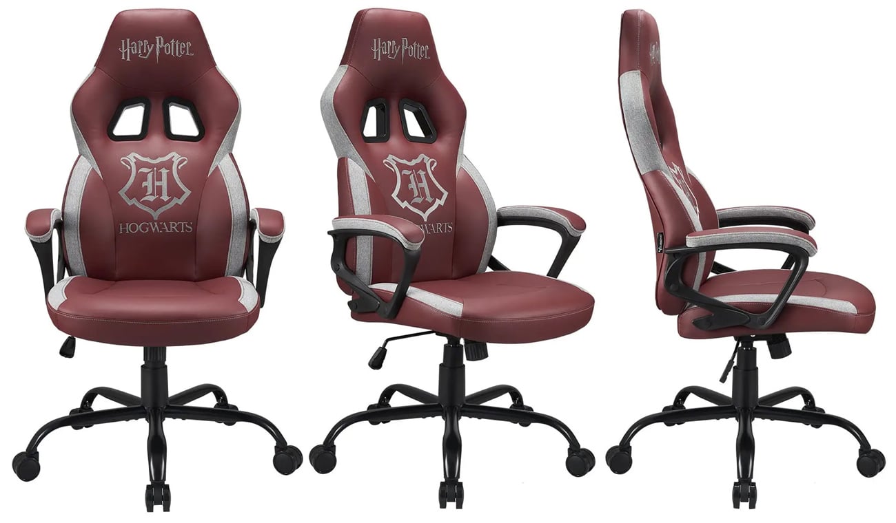 Fotel gamingowy Subsonic Gaming Chair Harry Potter - Widok od przodu pod kątem i z boku