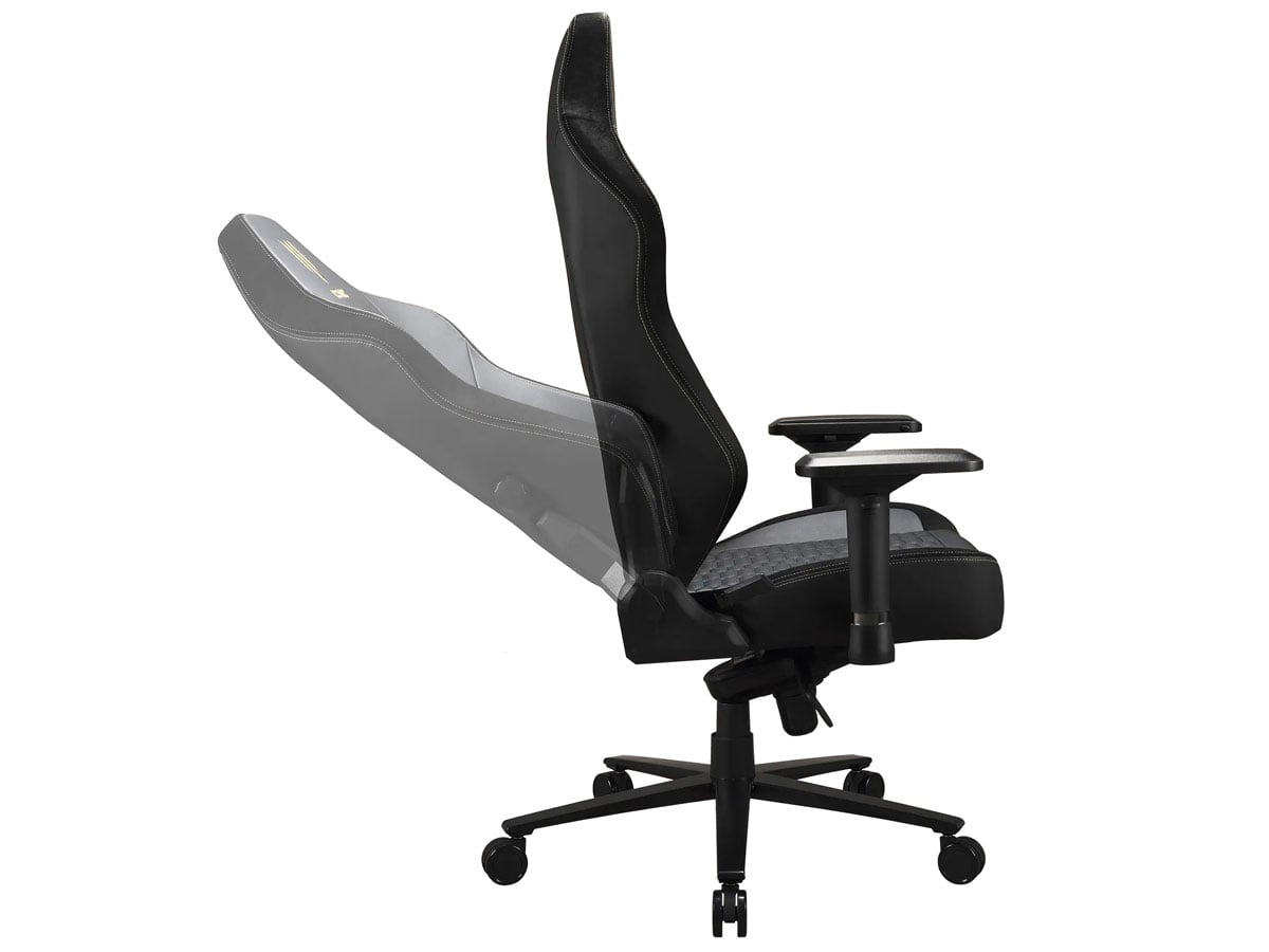 Fotel gamingowy Subsonic Iconic Apollon Classic Black Metal - Wsparcie kręgosłupa