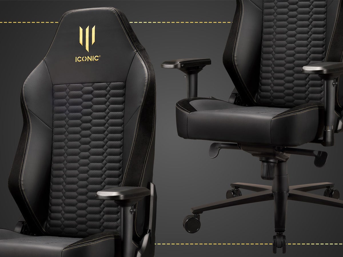 Fotel gamingowy Subsonic Iconic Apollon Classic Gold Top - Komfort i ergonomia