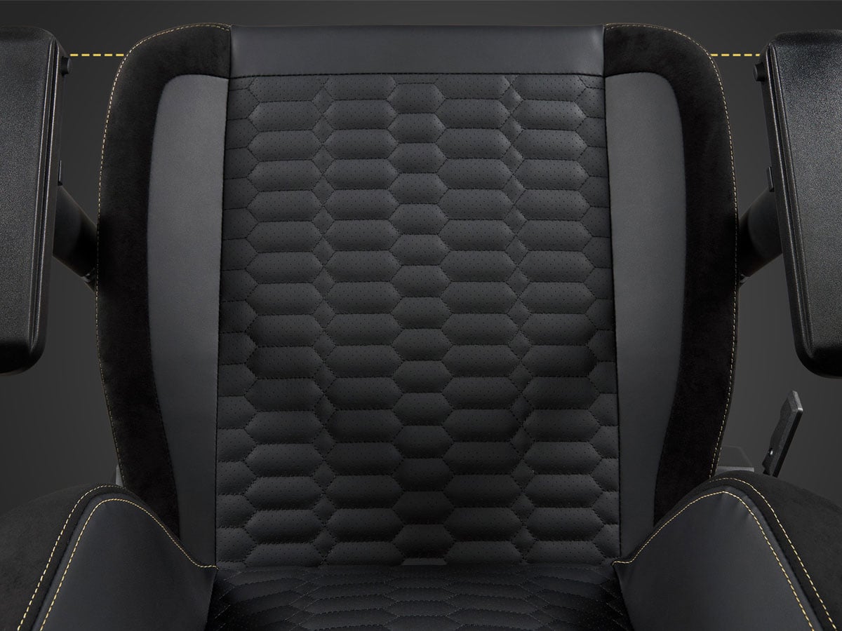 Fotel gamingowy Subsonic Iconic Apollon Classic Gold Top - Wyjątkowy design