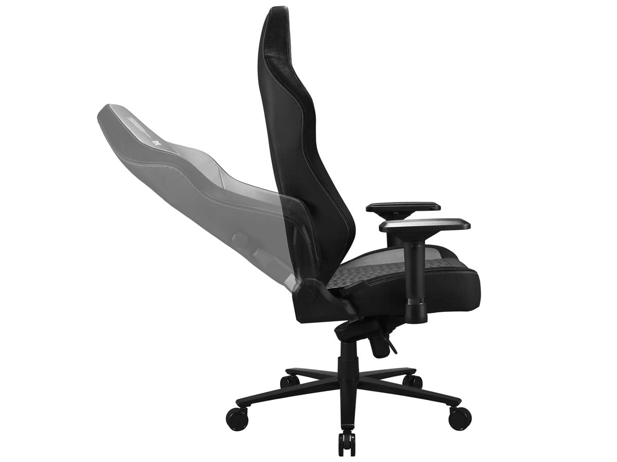Fotel gamingowy Subsonic Iconic Apollon Classic Silver Ghost - Wsparcie kręgosłupa