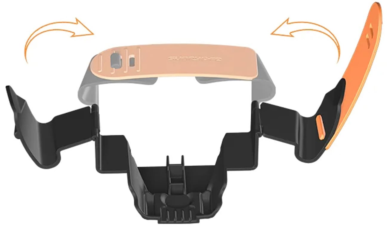 Blokada śmigieł Sunnylife do drona DJI Air 3 Czarno-pomarańczowa - Bezpieczeństwo i wygoda użytkowania