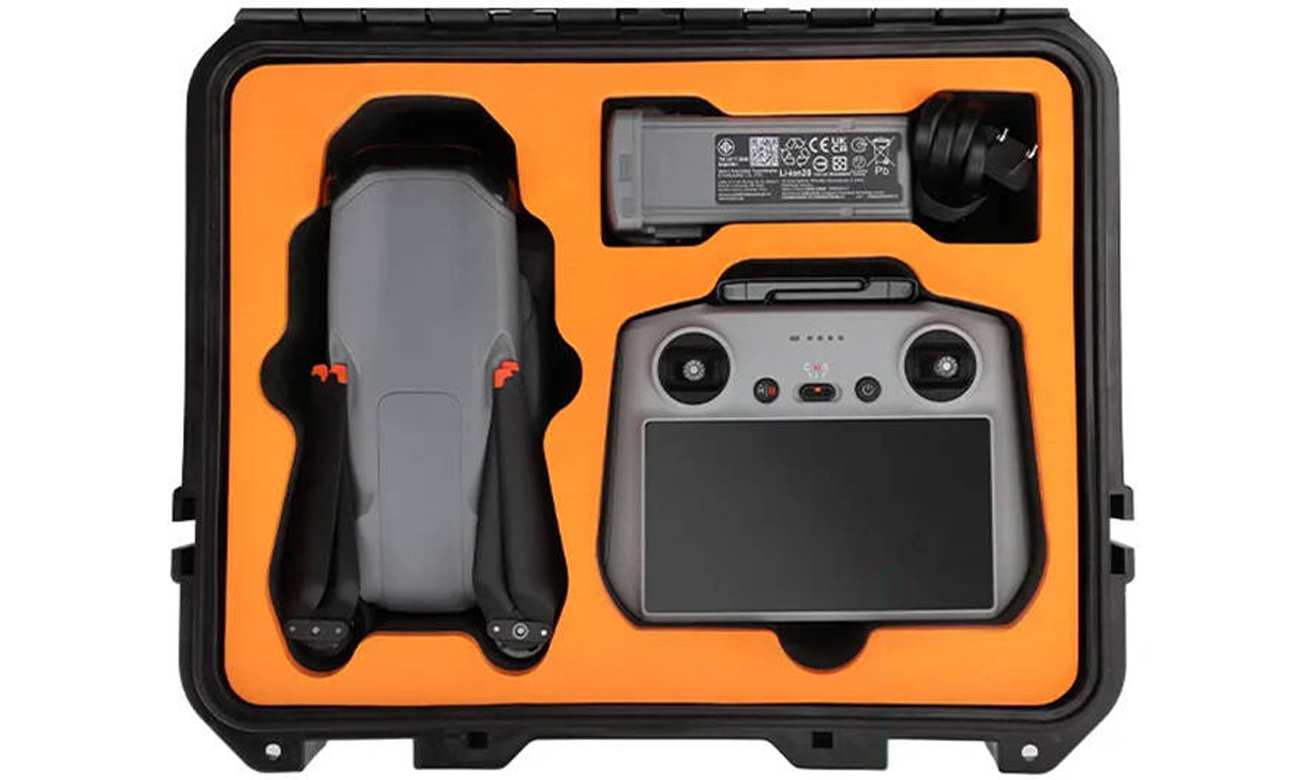 Wodoodporna walizka Sunnylife do drona DJI Air 3 - Widok wnętrza