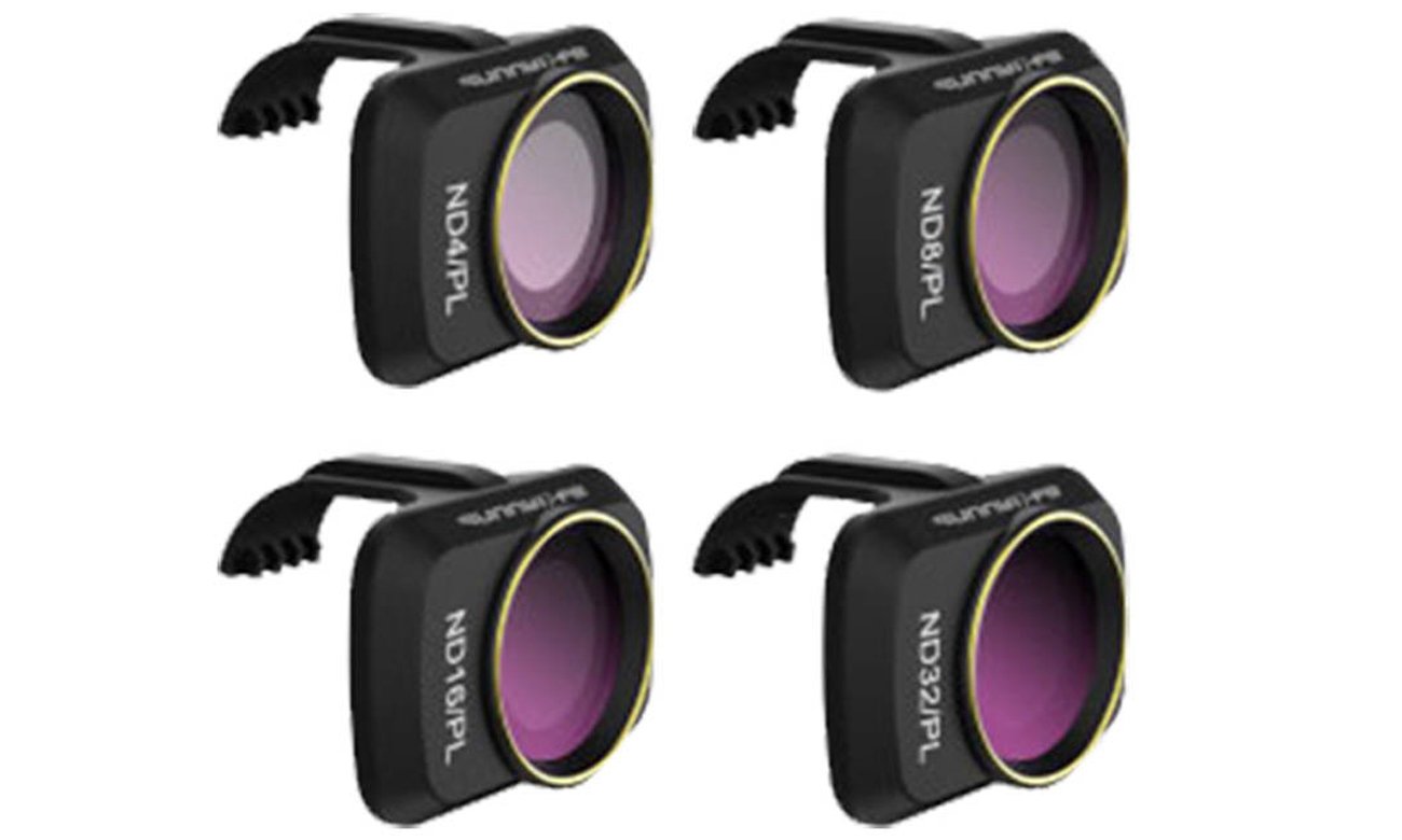 Zestaw filtrów Sunnylife ND-PL 4/8/16/32 do DJI Mini 2 SE/Mini 2 - Widok ogólny