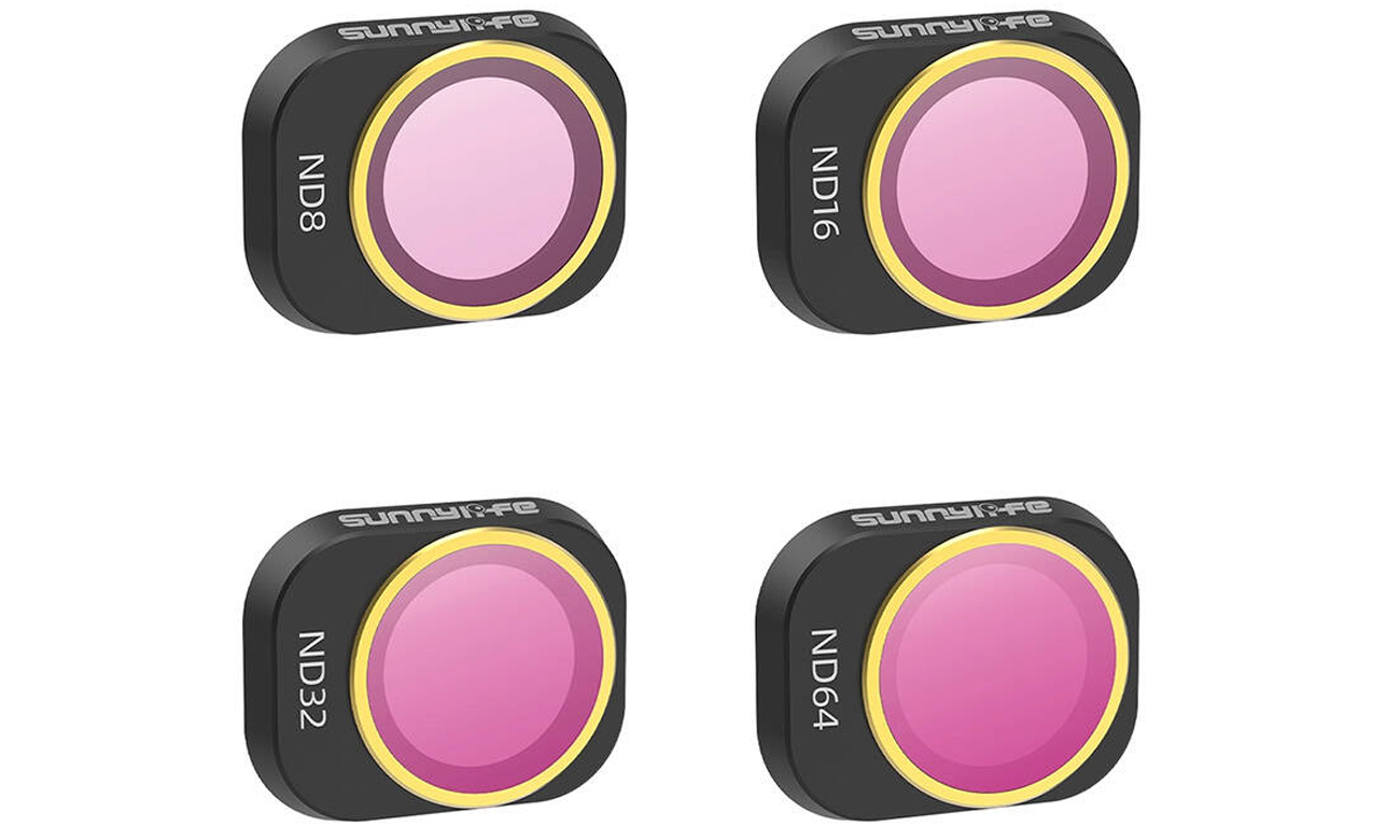 Zestaw filtrów Sunnylife ND (8/16/32/64) do DJI Mini 4 Pro - Widok ogólny