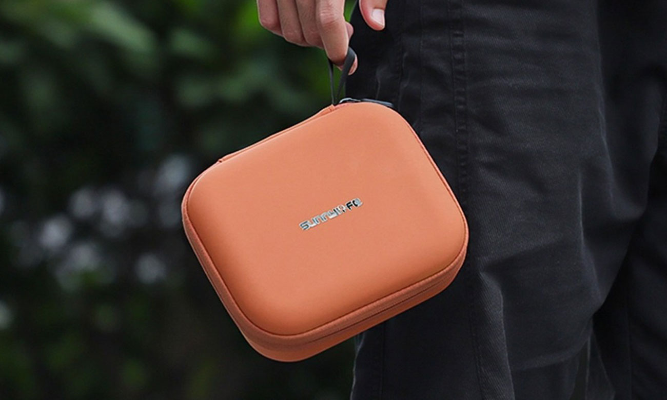 Etui Sunnylife do drona DJI Neo Orange - Grafika lifestyle