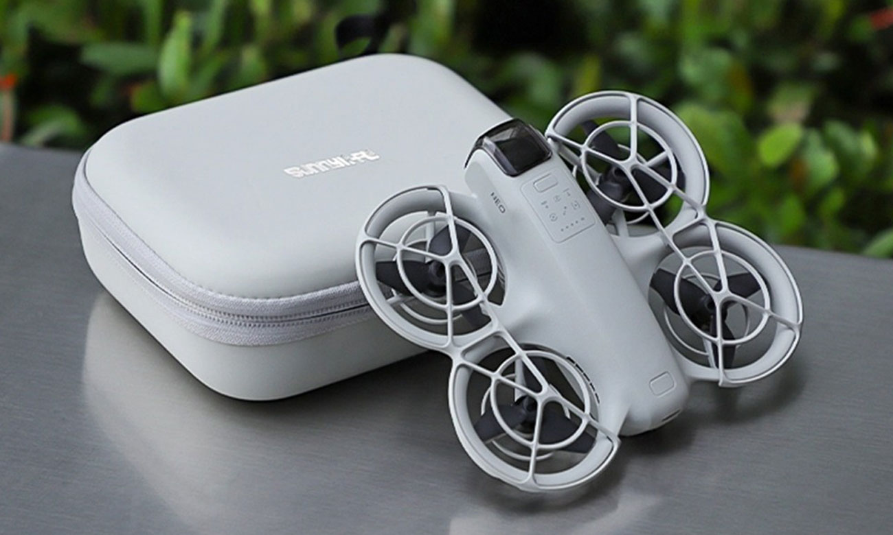 Etui Sunnylife do drona DJI Neo Grey - Grafika lifestyle
