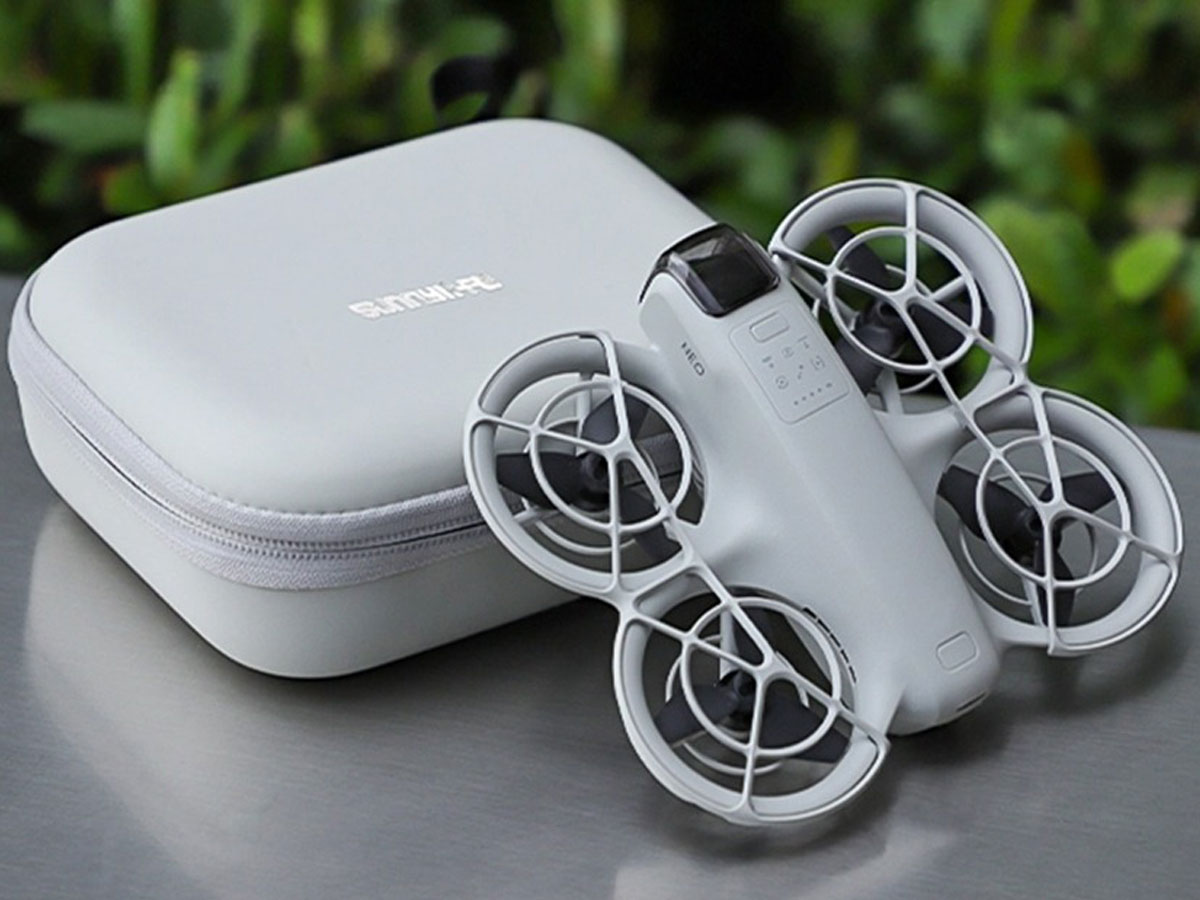 Etui Sunnylife do drona DJI Neo Grey - Grafika lifestyle